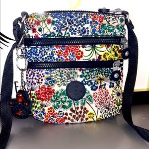 Kipling Floral Midsize Crossbody Bag